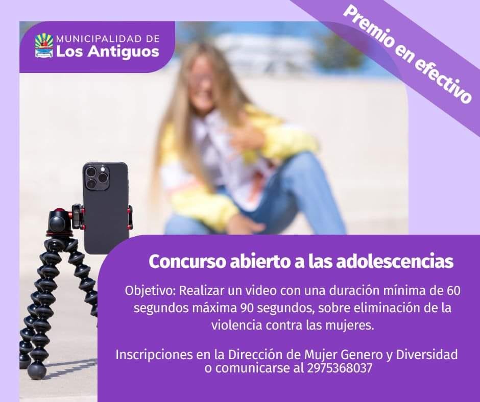 LOS ANTIGUOS: CONCURSO AUDIOVISUAL PARA LAS ADOLESCENCIAS 